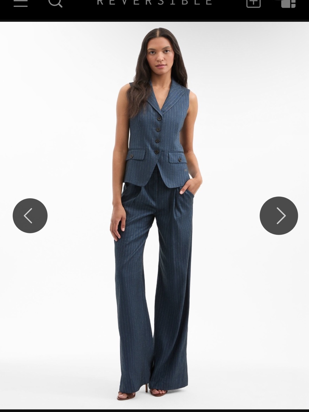 Veronica Beard Pinstripe suit pants